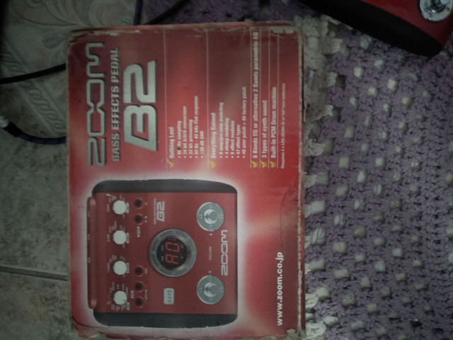 Pedaleira zoom b2 bass - Foto 2