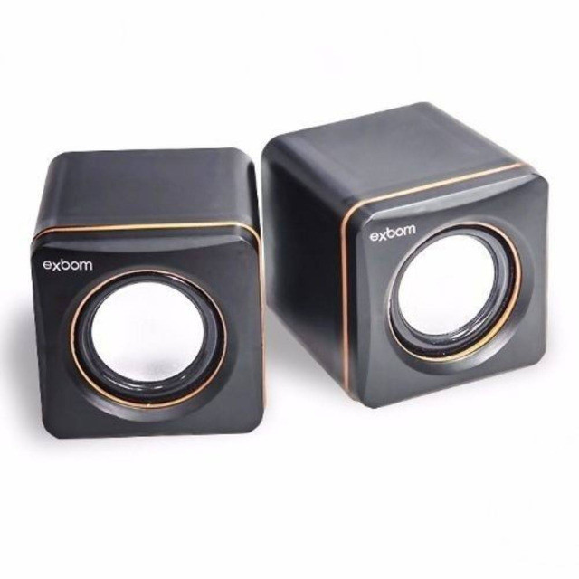 Mini Caixa De Som Para Pc E Notebook 3w Rms