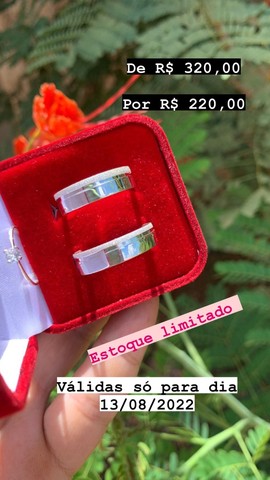 Alianças de Prata 925   - Foto 2