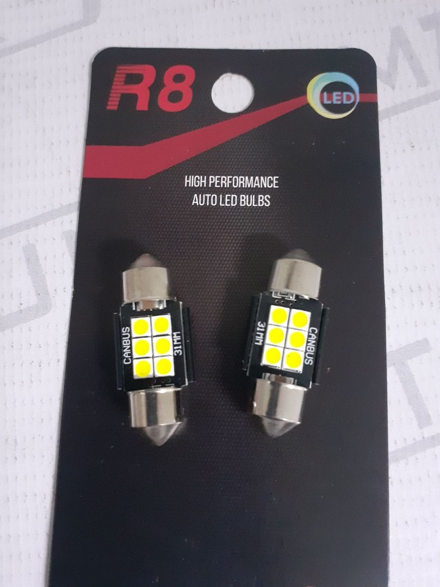 Led torpedo. R8. 31mm.  Garantia. Novo. Instalado. 