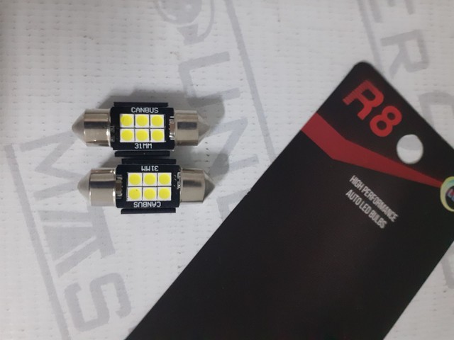 Led torpedo. R8. 31mm.  Garantia. Novo. Instalado.  - Foto 3