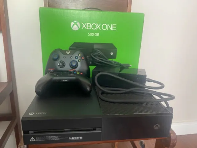 Xbox One 500gb Completo + Jogo + Controle Original + Hdmi