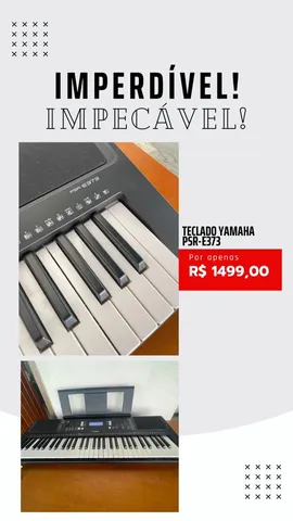 TECLADO YAMAHA 5/8 ARRANJADOR PROFISSIONAL / USB C/ FONTE