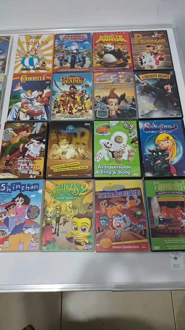 03 Dvds Originais Desenhos  Filme e Série Dvd Light E Disney