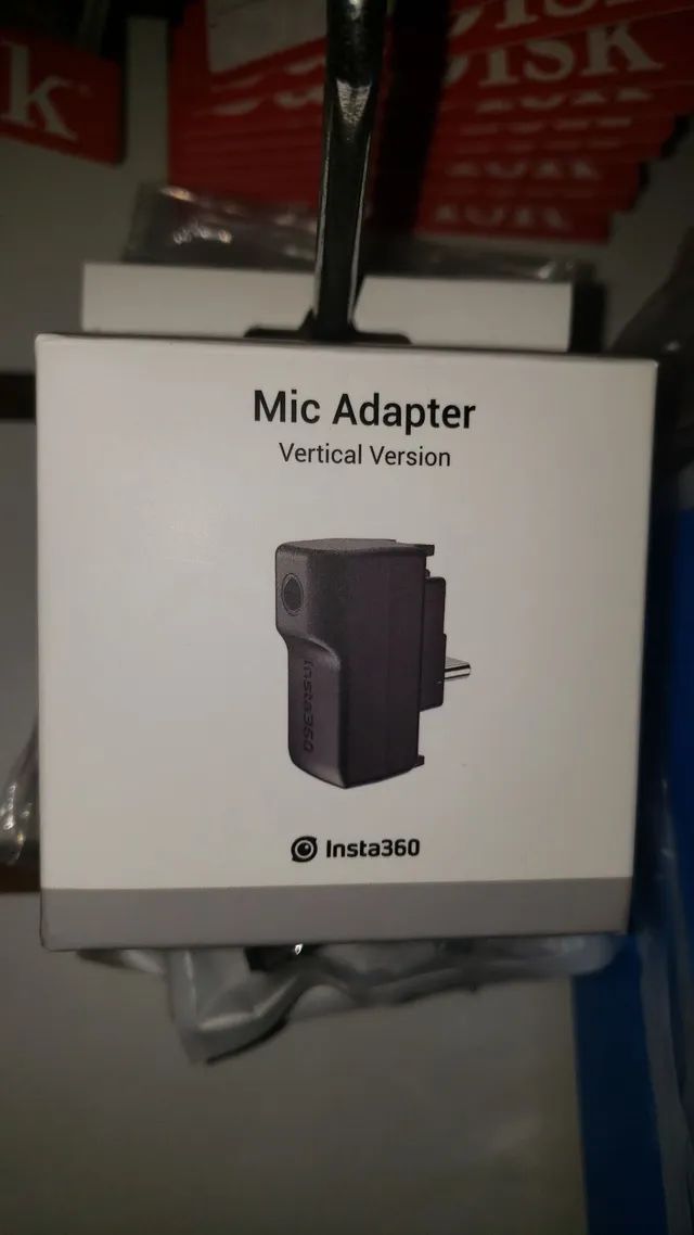 ADAPTADOR DE MICROFONE PARA INSTA360 X2 E RS