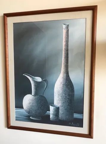 Quadro G. Rossetti com moldura