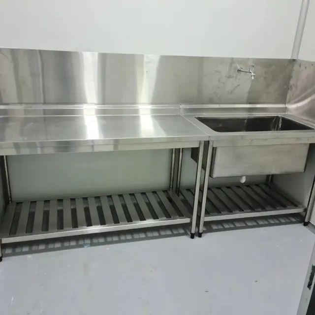 Bancada inox indústrial  - Foto 3