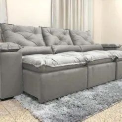 Sofá retrátil reclinável com manta de silicone no assento!! Tt8661 - Foto 3