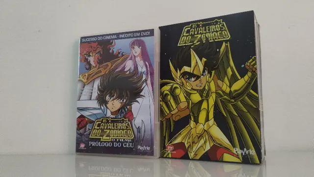 OS CAVALEIROS DO ZODIACO OMEGA DUBLADO 5 DVDS - BANCA 14 BIS