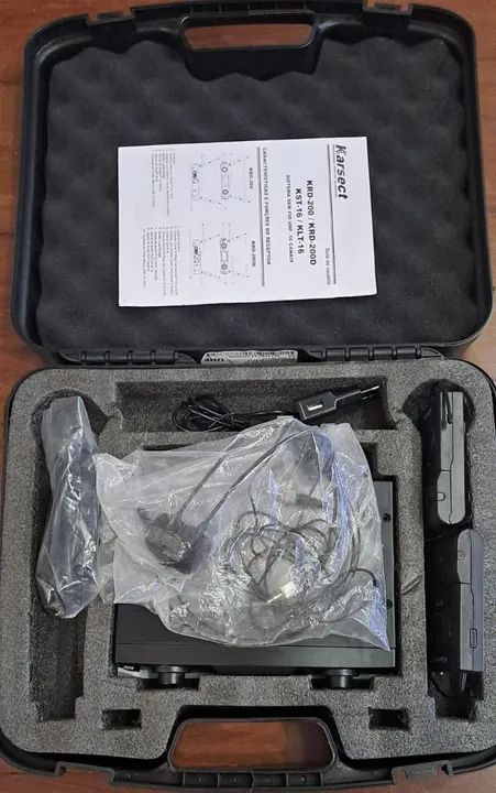 3 Kit Microfone Sem Fio Dylan UDI 01/ karsect- Novos na Caixa - Foto 3