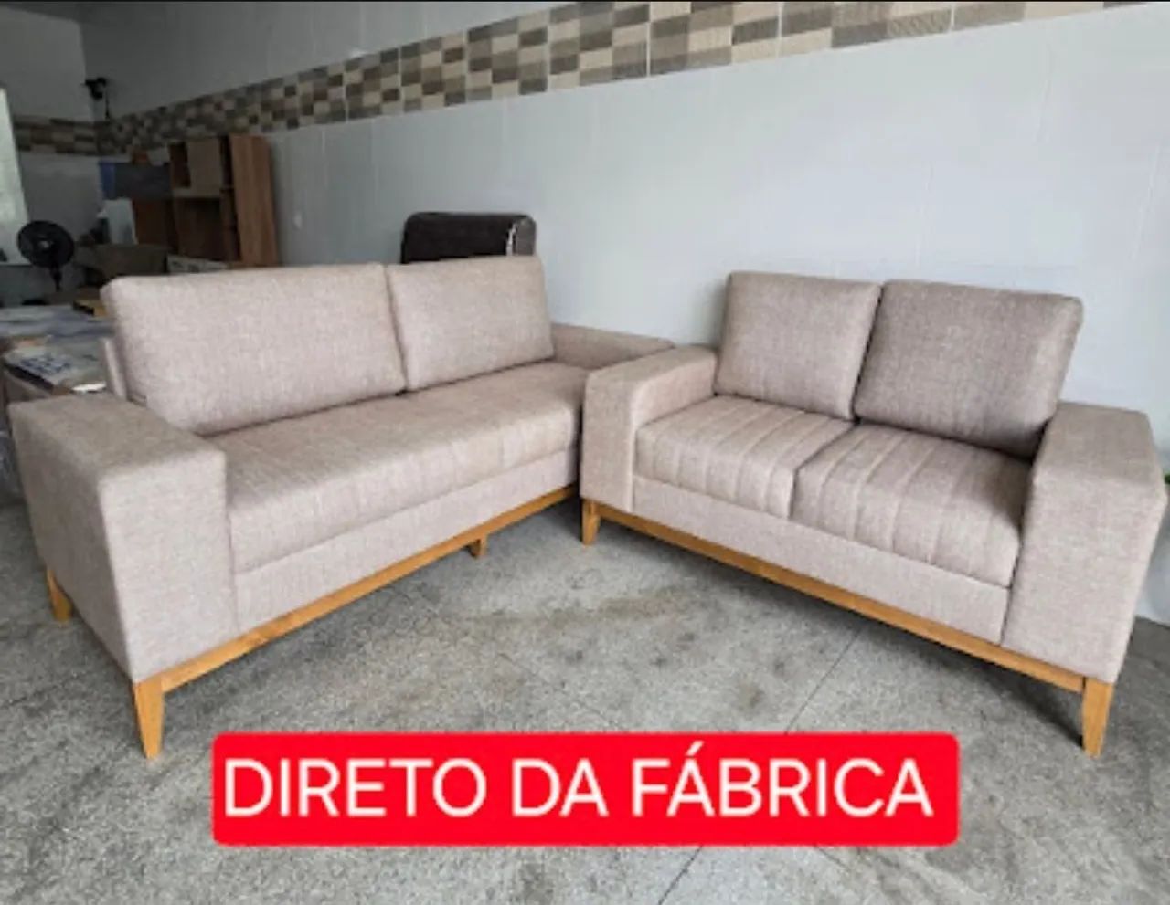 Sofá 2 e 3 lugares Diamond Alto luxo 