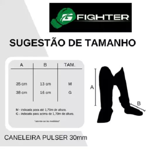 Caneleira profissional da Pulser artes marciais 30mm tamanho G produto novo - Foto 3