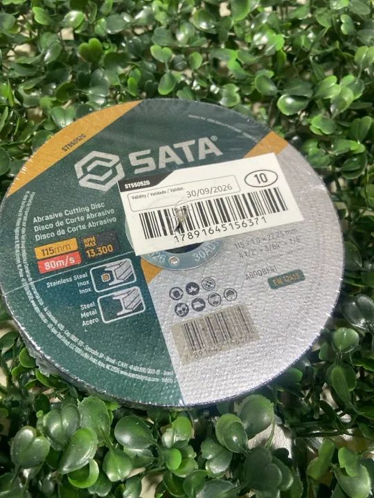 Disco de Corte Abrasivo 115mm SATA Alvenaria Ferro 