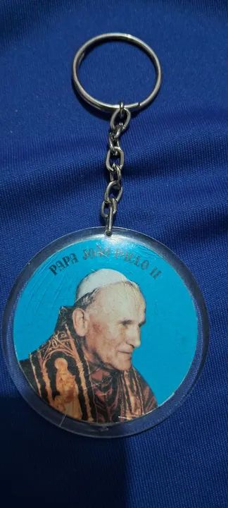 Raro Chaveiro Papa João Paulo II 1980