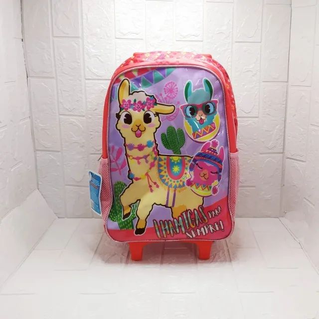 Mochila Infantil Kit 3pçs Lhama Lm2050k - Foto 3