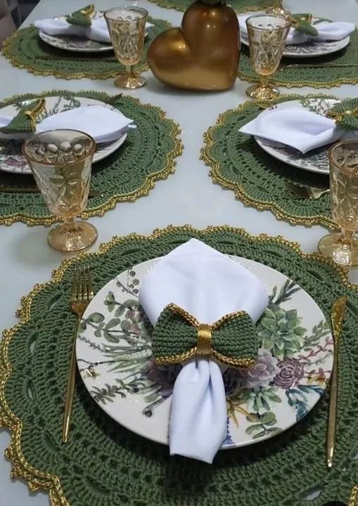 Conjunto Sousplat série luxo