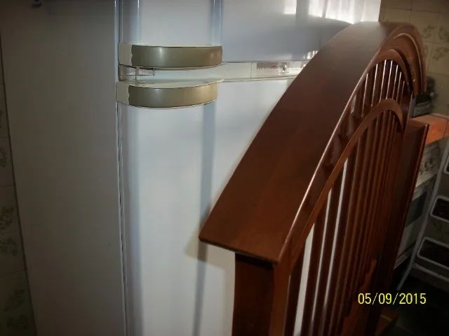  Cabeceira Em Madeira Nobre importada P/ Cama De Solteirão- Usada - Foto 3