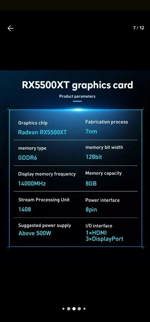 Placa de Vídeo - RX5500XT 8GB GDDR6 - Foto 6