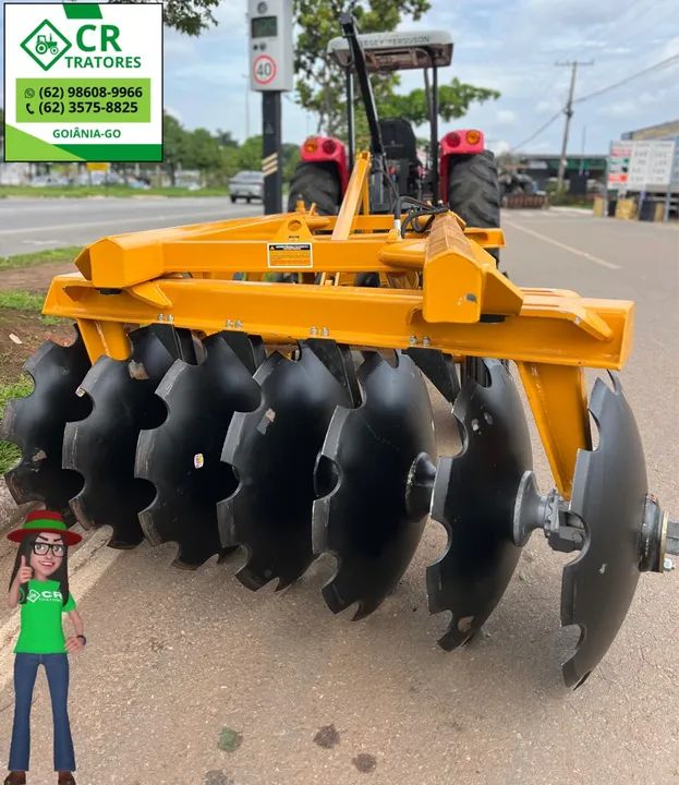 Grade Aradora 14x28 TATU - CR Tratores - Foto 5
