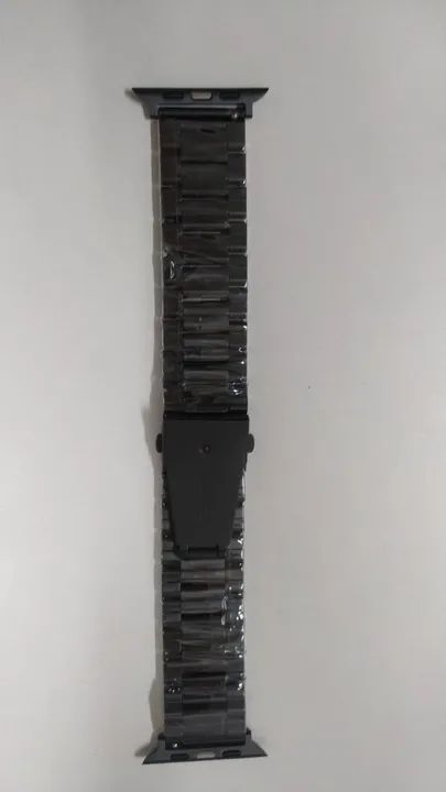 Pulseira Smartwatch Aço Inox Preto fosco Para Apple Ultra 8 49mm - Foto 2