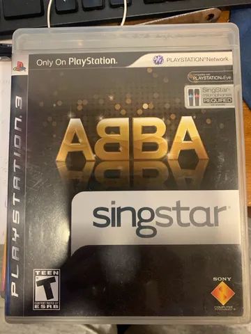 Abba Singstar jogo PS3. Mídia física