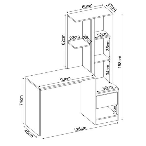 Escrivaninha Multiuso  - Foto 4