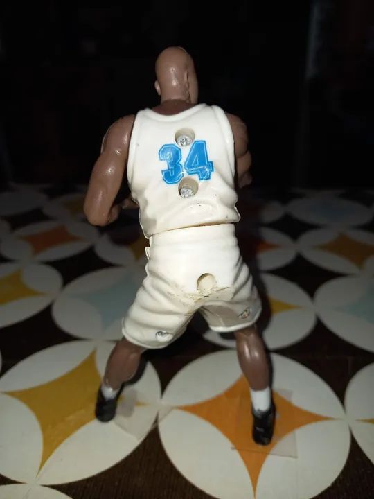 Boneco Charles Barkley Space jam 1 1996 uniforme branco  - Foto 2