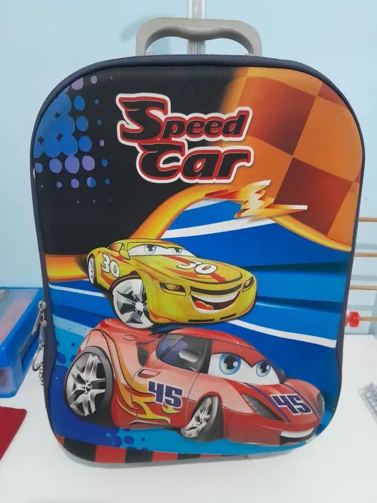 Mochila Infantil Carrinho Speed Car - Foto 4