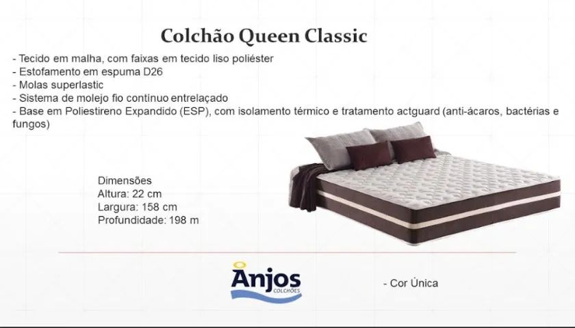 Colchão Queen Classic Anjos  - Foto 2