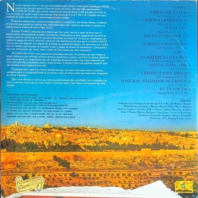 Lp Disco De Vinil Gospel Evangélico - Harpa De Ouro Vol. 1 - Foto 2