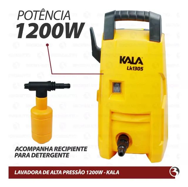 Lavadora de alta presso com jato vap regulvel 1200w com amarelo e preto -  rea Externa - Marambaia, Belm 1294171254 | OLX