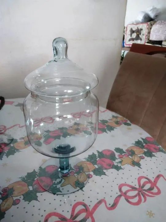 ? POTE DECORATIVO DE CRISTAL LISO - ELEGÂNCIA MINIMALISTA ? - Foto 2