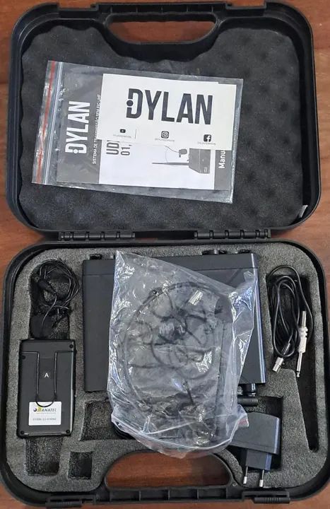 3 Kit Microfone Sem Fio Dylan UDI 01/ karsect- Novos na Caixa