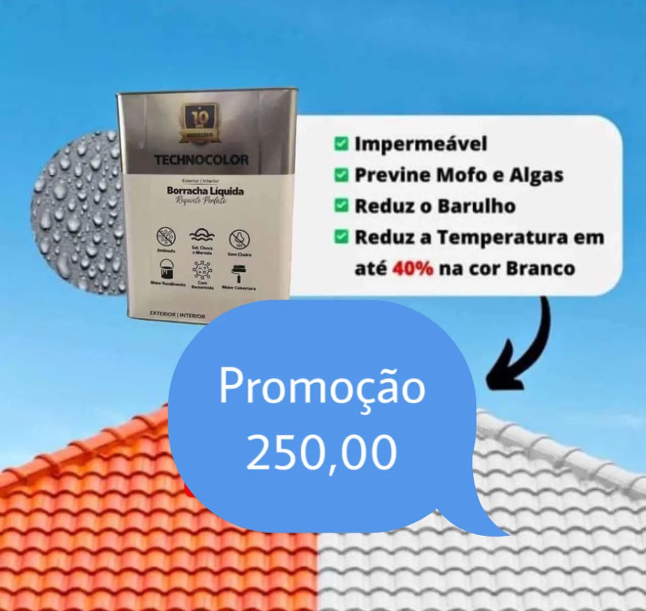 Tintas emborrachada linha premium primeira linha impermeável  - Foto 4