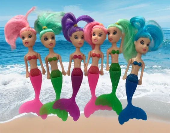 Boneca Sereia com luz kit com 12 bonecas - Foto 3