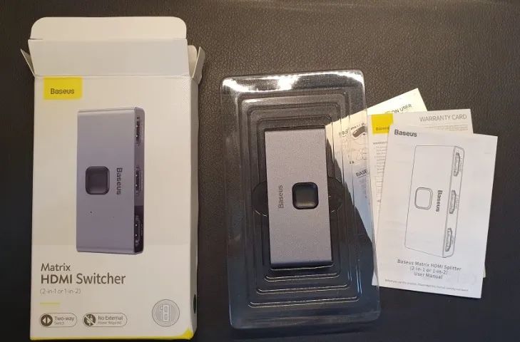 Hub Switch Hdmi baseus R$ 110,00 - Foto 2