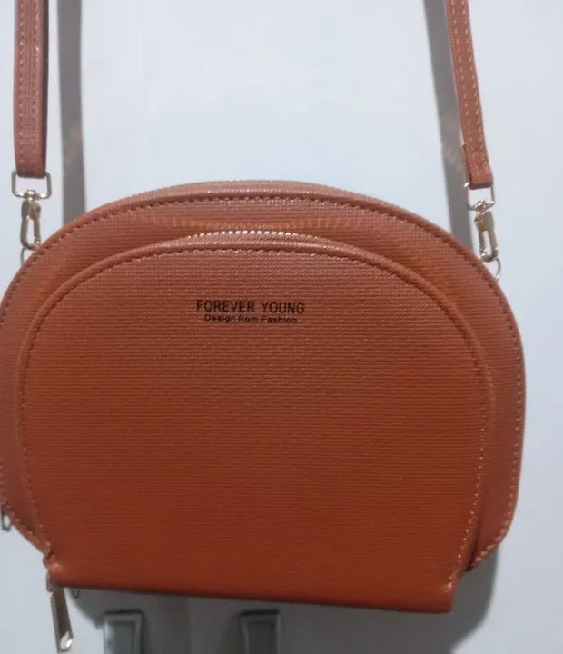 Bolsa de Ombro Forever Young - Marrom - Foto 2