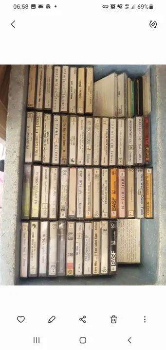 Coleção de fitas cassete - Diversos artistas