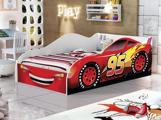 Mini cama adesivada Carro / Barbie NOVA