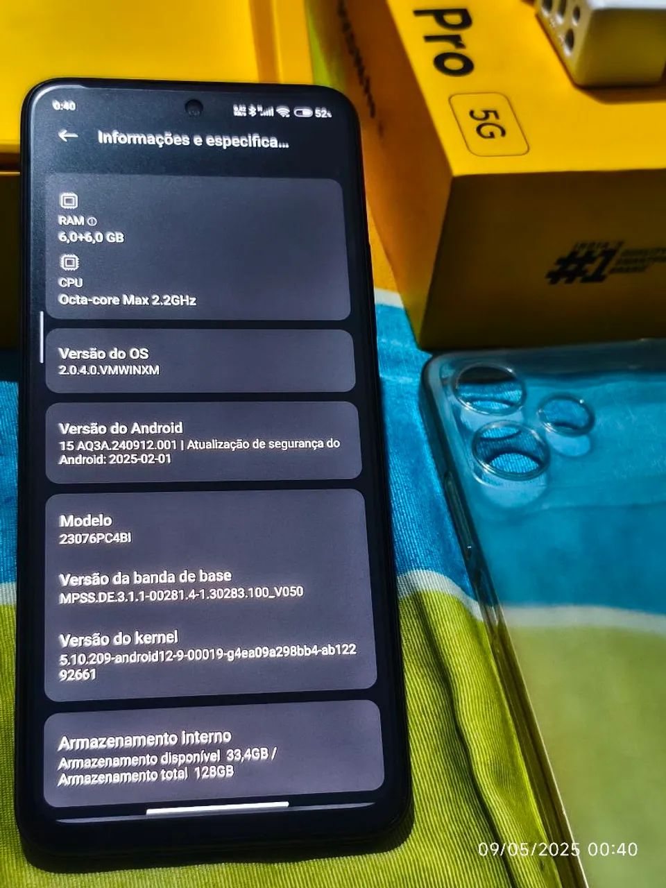 Poco M6 Pro 5G, 6+6 de Ram/ 128Gb de memória  - Foto 5