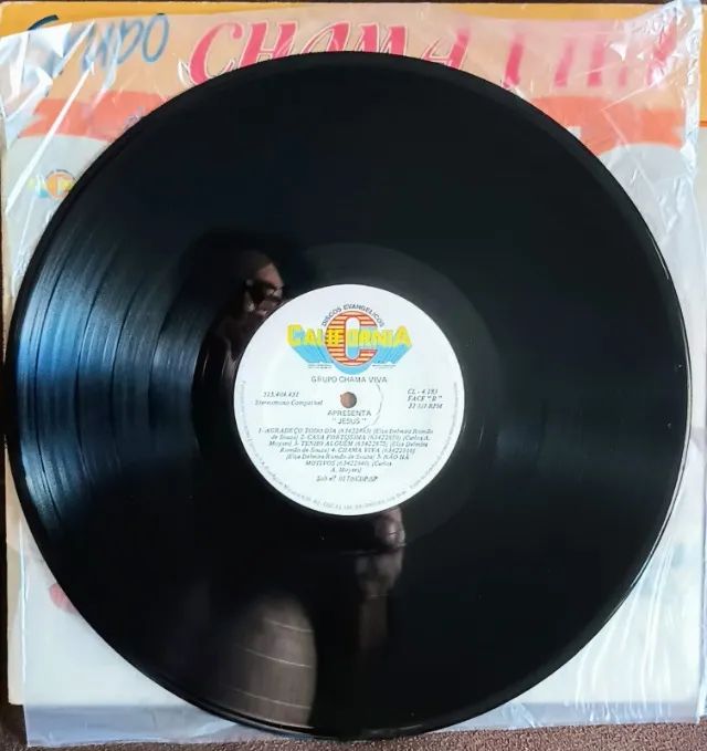 Lp Disco De Vinil Gospel Evangélico Grupo Chama Viva - Jesus - Foto 3