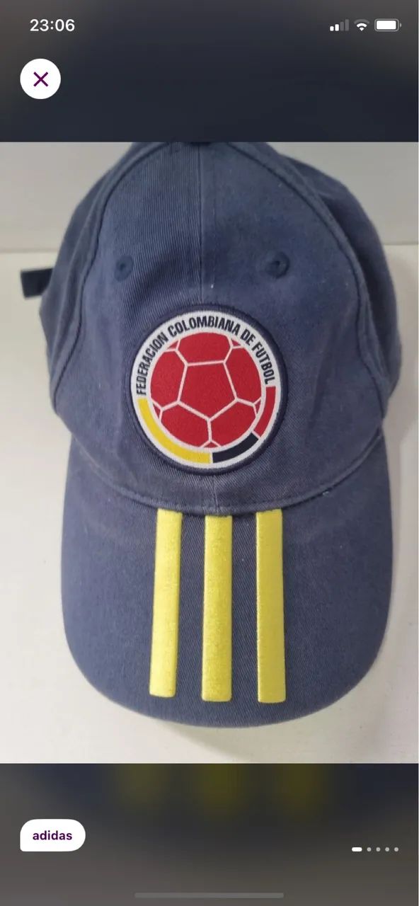 Bone seleção Colômbia adidas original 