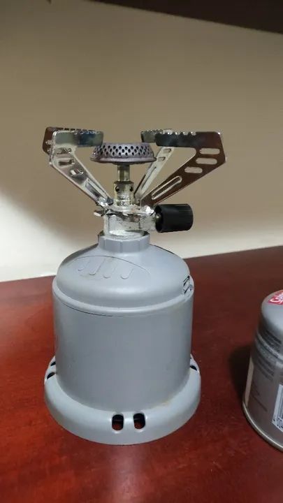 Fogareiro Colleman + 4 Garrafas de gas - Foto 3