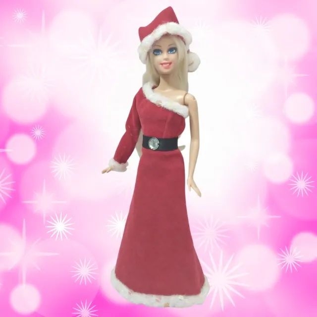 Roupa Natalina Completa para boneca Barbie