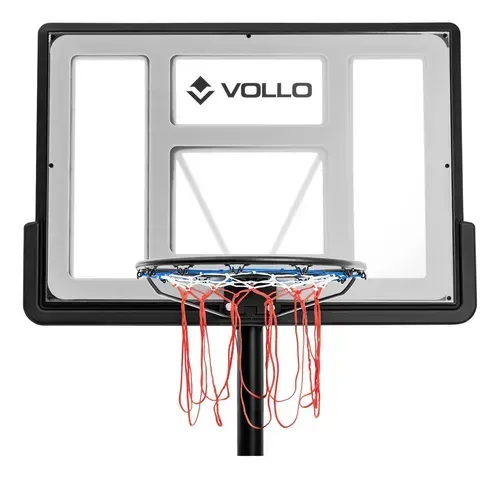 Tabela De Basquete Portátil Ajustável 3,05m Aro 45cm Vollo