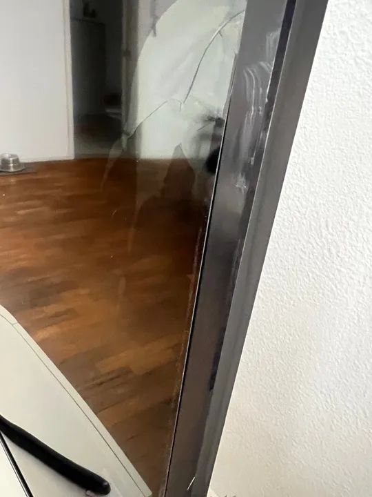 TV 55 polegadas com tela trincada - Aceito ofertas! - Foto 2