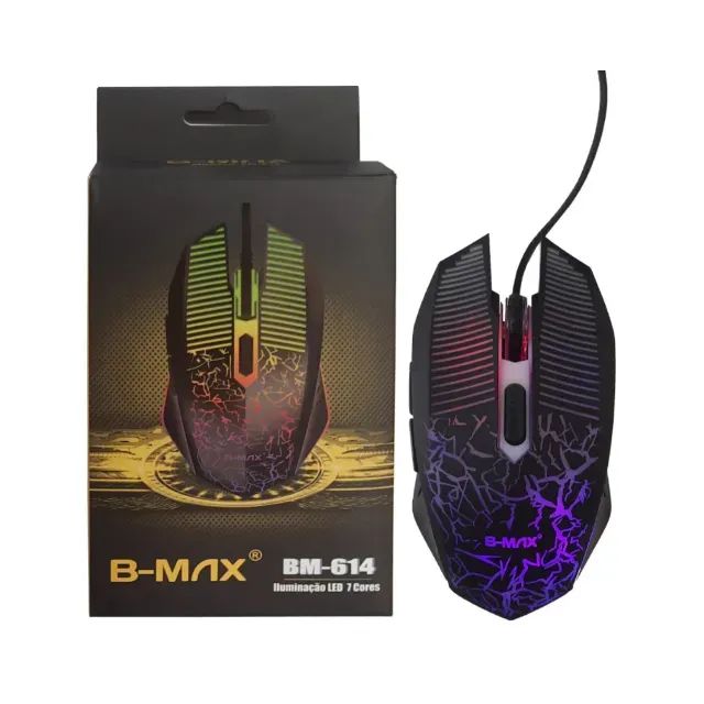 Mouse Gamer 3600 DPI Com Fio USB 3.0 B-Max BM-614 - Foto 2
