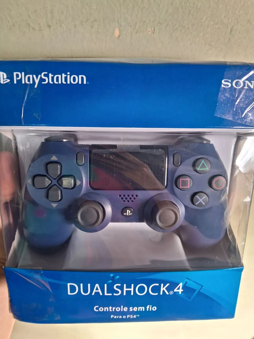 CONTROLE PS4 AZUL ESCURO