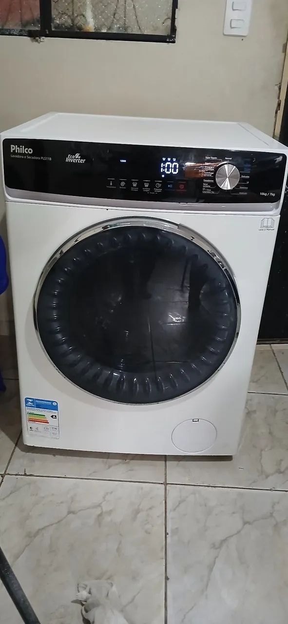 Máquina  Lavar seca Philco 10kg Eco Inverter - Foto 4