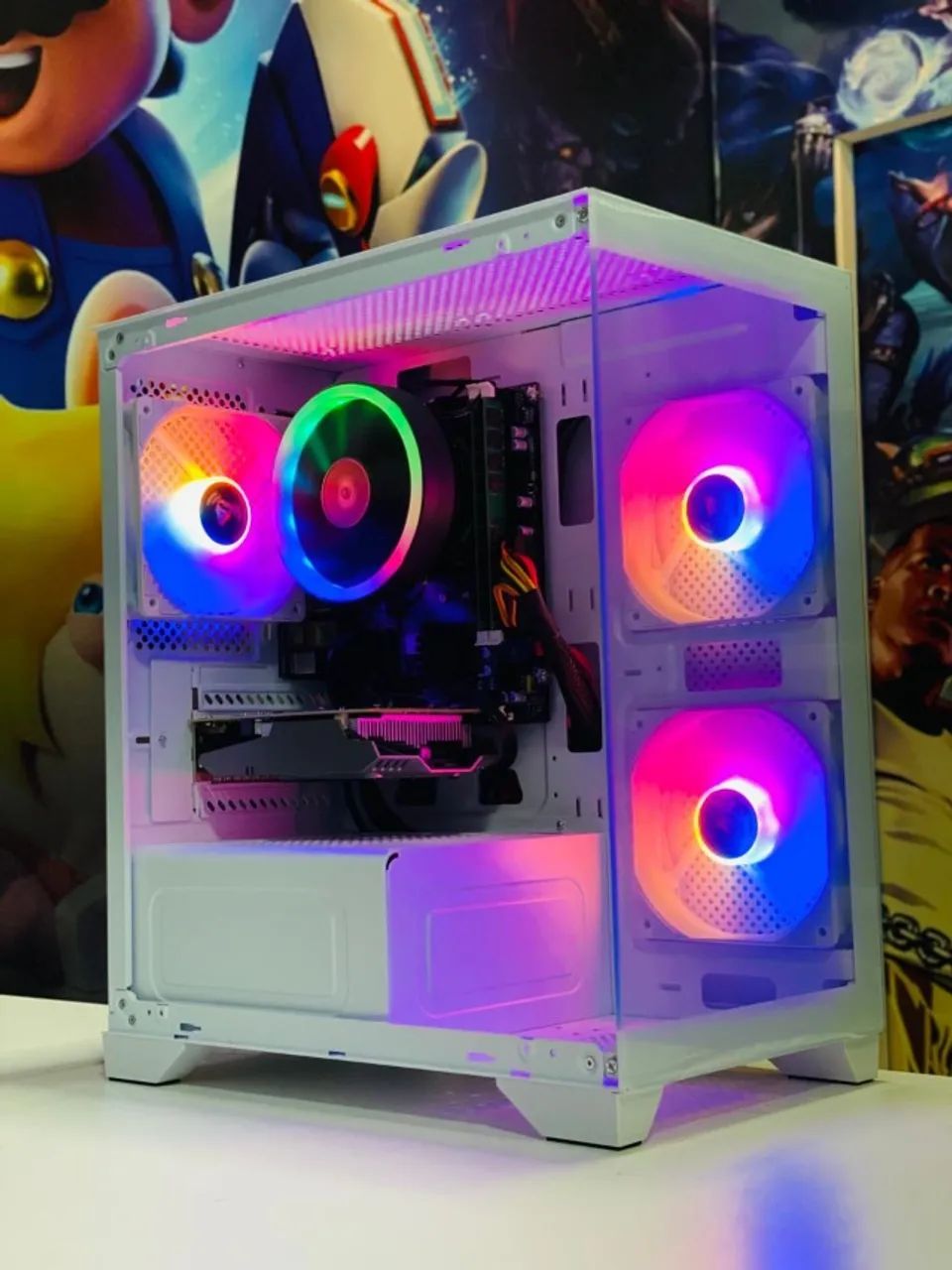 PC Gamer TOP Intel i5 4690K, 16GB, RX550 4GB - Em até 18x / Loja Física 